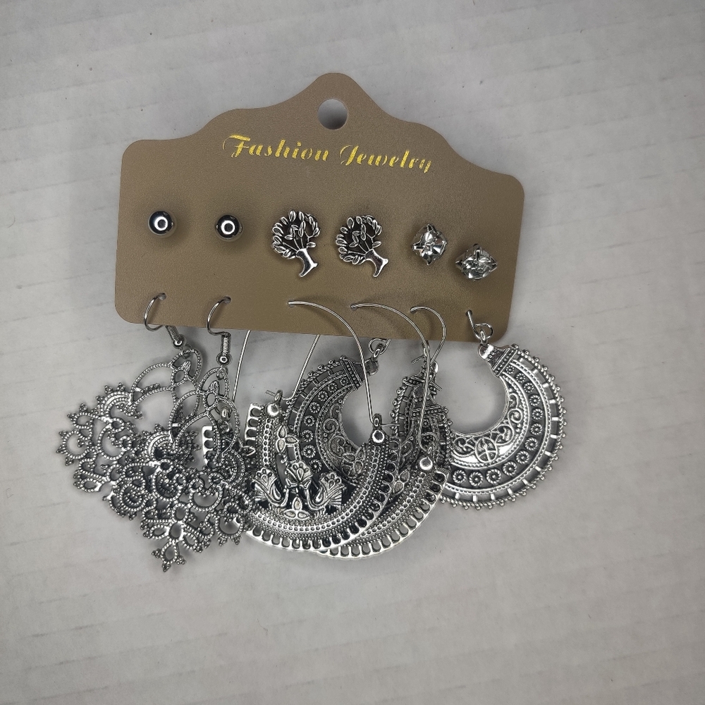 6 pc set Fashion Earrings Boho Style